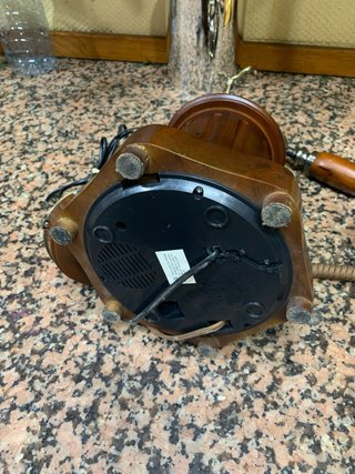 Teléfono Madera y metal