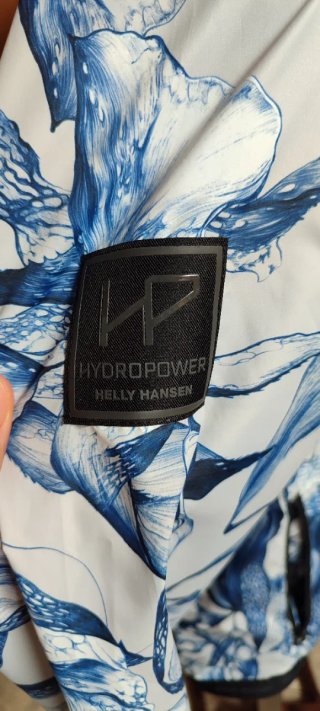CORTAVIENTOS MUJER HELLY HANSEN FLORES BANCO AZUL