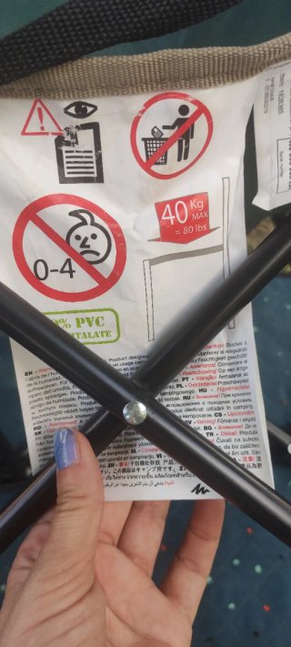 Seggiolini pieghevoli Quechua per bambini