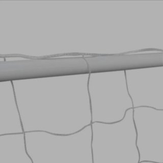2 porte da calcio con rete 182x61x122 cm