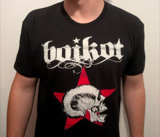 CAMISETA NEGRA - BOIKOT - TALLA XL y más...