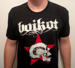 CAMISETA NEGRA - BOIKOT - TALLA XL y más...