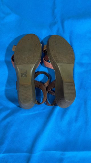 Sandalias Eva Frutos Mujer Marrón y Rosa