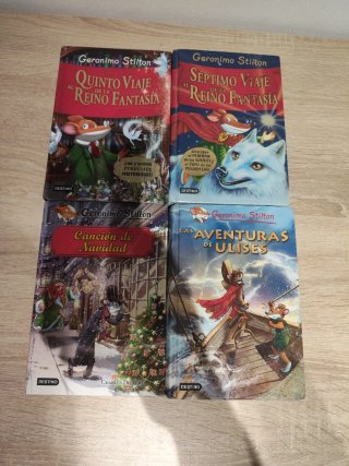 Lote 5 libros Gerónimo stilton