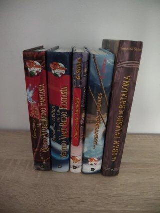 Lote 5 libros Gerónimo stilton