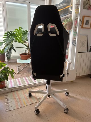 Silla Gaming Zenez Blanca y Negra