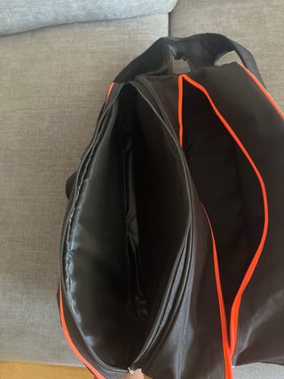 Paletero Bullpadel Series X Negro Naranja