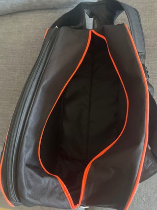 Paletero Bullpadel Series X Negro Naranja
