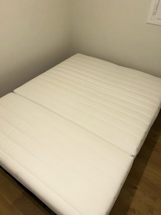 Senza uso: Divano letto beige Ikea 2 posti