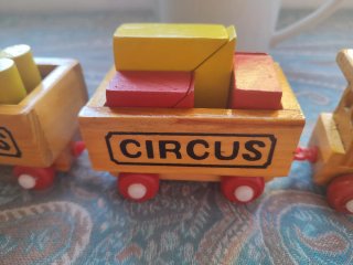 Tren de madera CIRCUS infantil