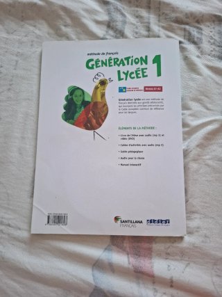 GENERATION LYCEE A1/A2 ELEVE+CD+DVD