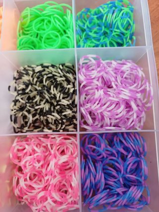Set de Gomas para Pulseras Krazy Looms