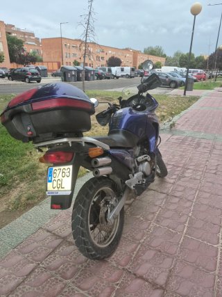 Honda Transalp Azul