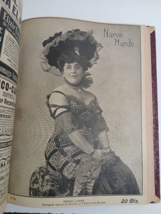 Antiguo tomo parcial de la revista Nuevo Mundo