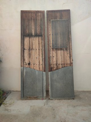 Puerta exterior madera del norte