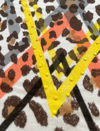 Top Alça Cava Bershka Animal Print