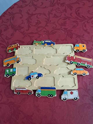 2 Puzzles Madera Números y Animales