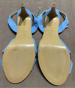 Lodi Zapato Fiesta Ante Azul Claro T40