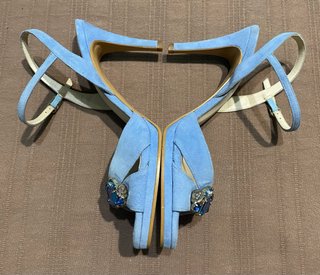 Lodi Zapato Fiesta Ante Azul Claro T40