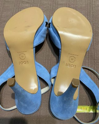 Lodi Zapato Fiesta Ante Azul Claro T40
