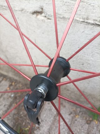 Ruote Fulcrum Racing Zero raggi rossi 11v