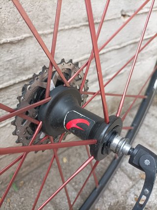 Ruote Fulcrum Racing Zero raggi rossi 11v