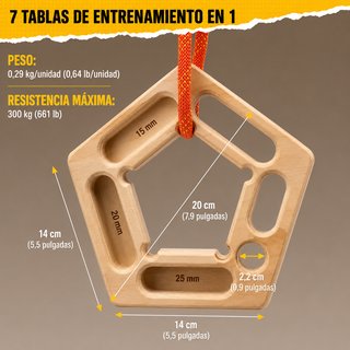 Grip escalada Hangboard
