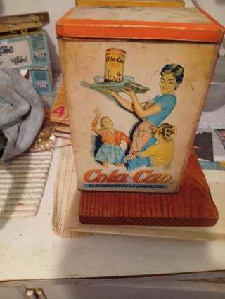 Lata Vintage Garbanzos ColaCao