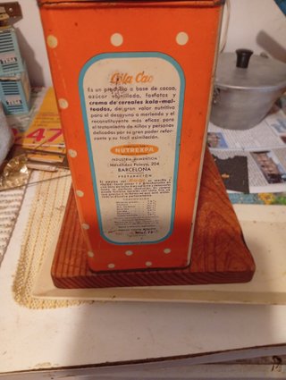 Lata Vintage Garbanzos ColaCao