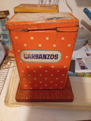 Lata Vintage Garbanzos ColaCao