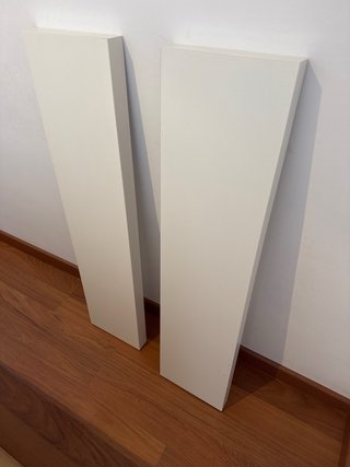 Estantería y perchero Ikea blanco