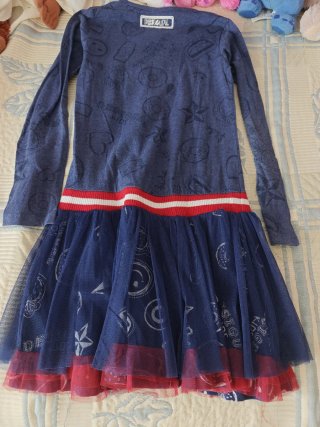 Vestido Desigual niña 8 años
