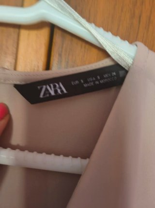 Mono cruzado beige talla S