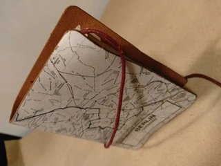 Libreta Viaje Berlín Mapa Avión
