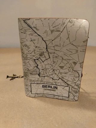 Libreta Viaje Berlín Mapa Avión