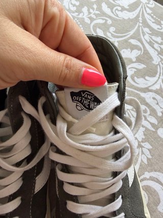 Zapatillas Vans grises altas