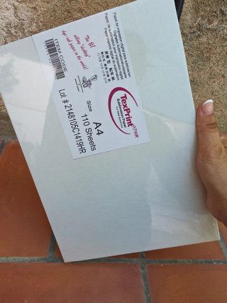 Papel Sublimación TexPrint A4 110 hojas