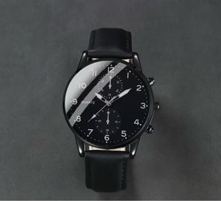Elegante Reloj Negro para Hombre