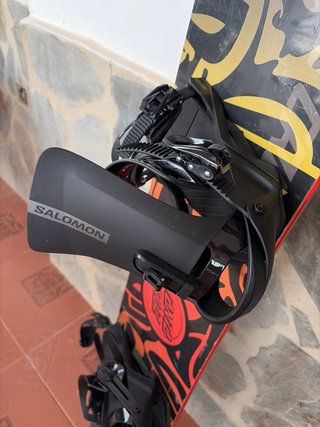 Tabla Snowboard Santa Cruz con fijaciones