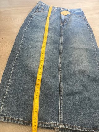 Falda Vaquera Levi's Larga Azul