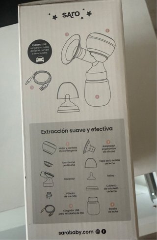 Extractor de Leche Materna Eléctrico Saro
