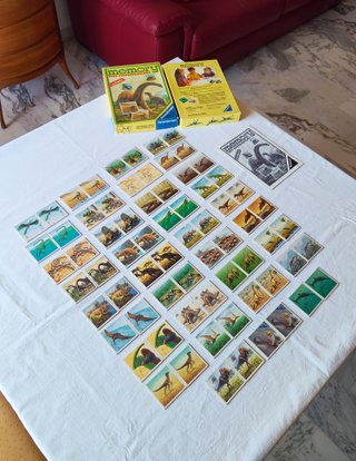 Memory dei Dinosauri, Ravensburger vintage 1992