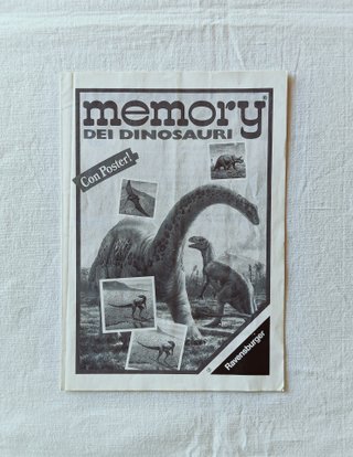 Memory dei Dinosauri, Ravensburger vintage 1992