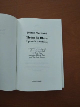 Tirant lo Blanc. Episodis amorosos. Text adapta...