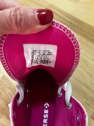 Converse All Star Plataforma Altas Blancas/Fucsia