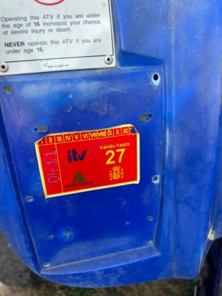 Quad Yamaha Raptor 660 Azul