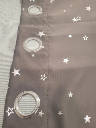 Cortinas infantiles opacas estrellas