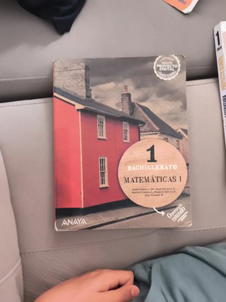 Libro Matemáticas I 1⁰ Bachillerato ANAYA