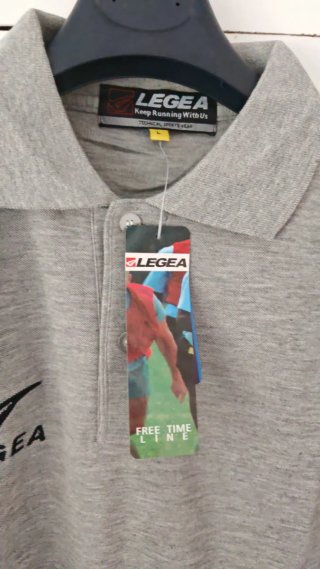 Polo Legea Grigio Uomo Taglia L