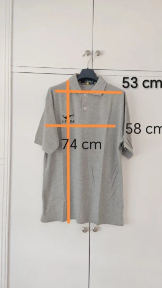 Polo Legea Grigio Uomo Taglia L